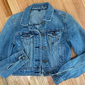 American Eagle Cropped Jean Jacket